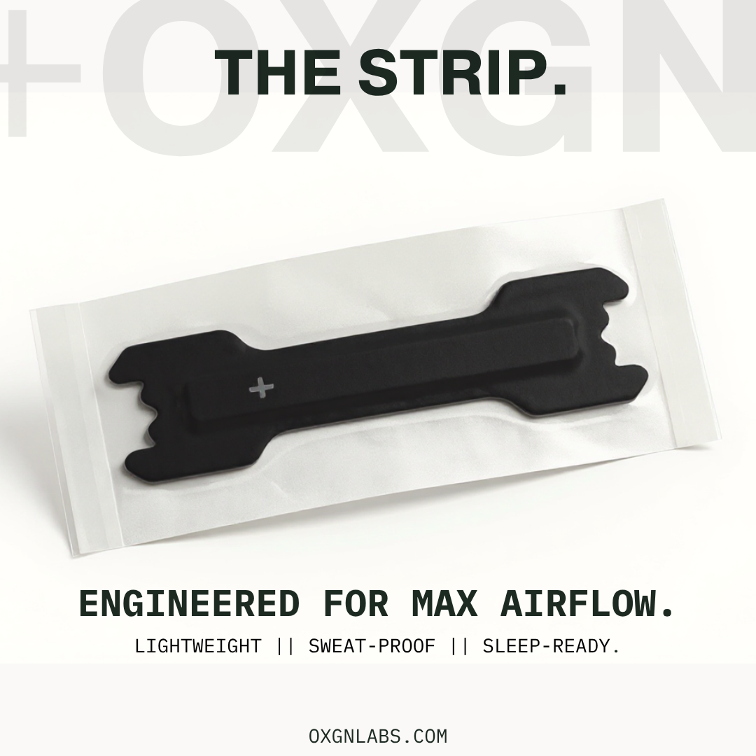 BLACK +OXGN NASAL STRIPS