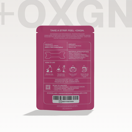 PINK LIMITED EDITION +OXGN NASAL STRIPS
