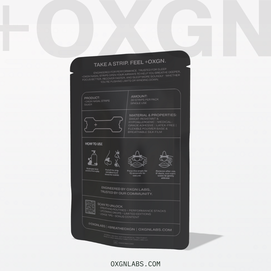 BLACK +OXGN NASAL STRIPS