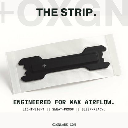 BLACK +OXGN NASAL STRIPS