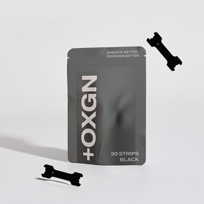 BLACK +OXGN NASAL STRIPS