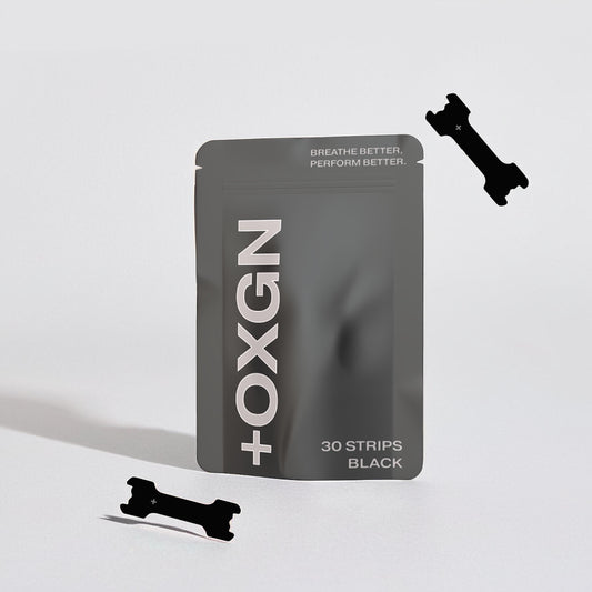 BLACK +OXGN NASAL STRIPS